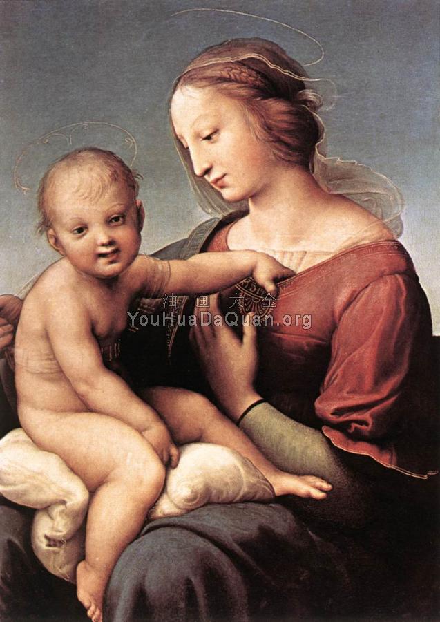 Madonna and Child, The Large Cowper Madonna - 拉斐尔
